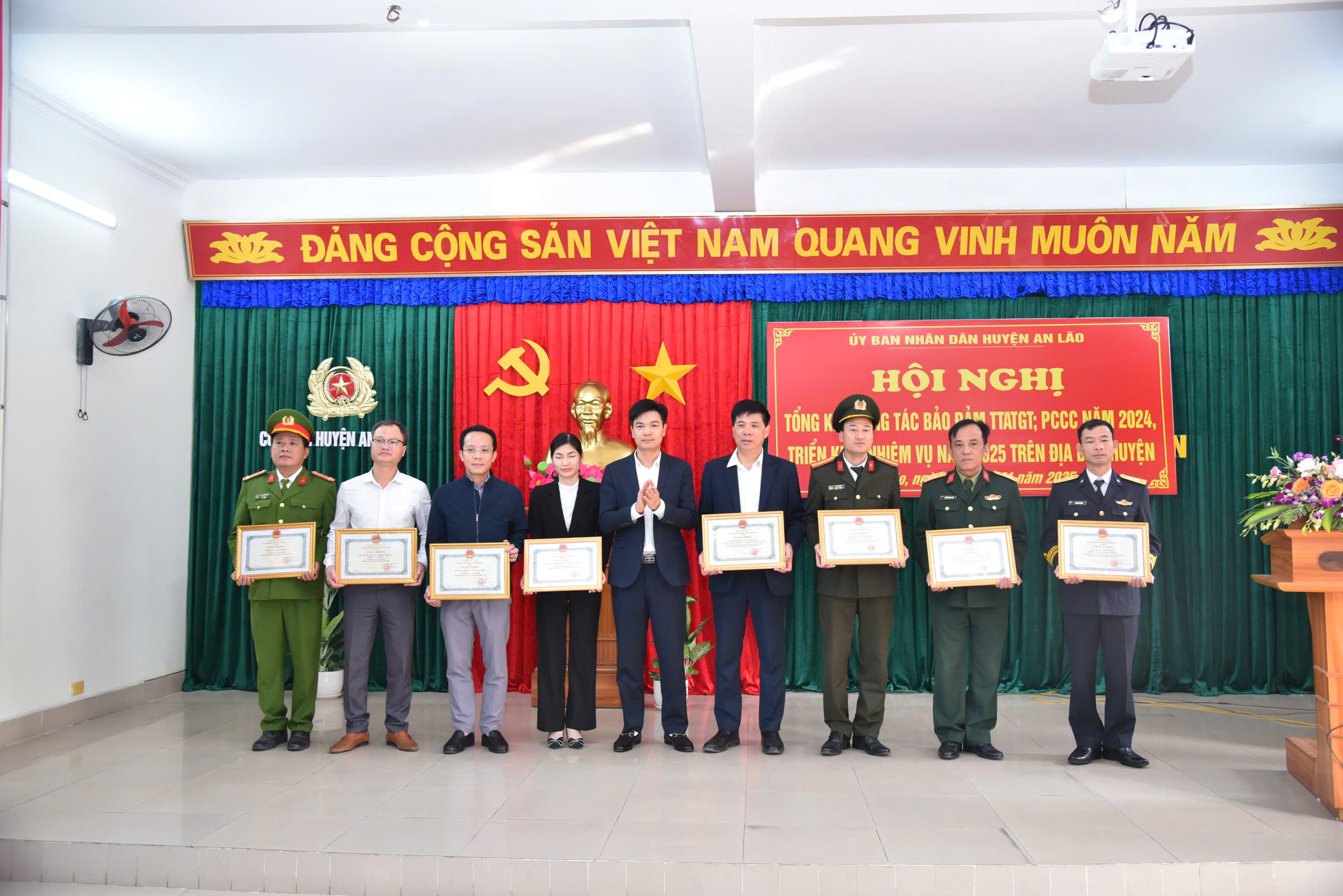 Huyện An Lão: Triển khai nhiệm vụ công tác bảo đảm trật tự an toàn giao thông; PCCC và CNCH năm 2025